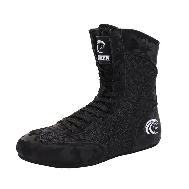 Unisex High-Top Lightweight Boxing and Martial Arts Training Shoes