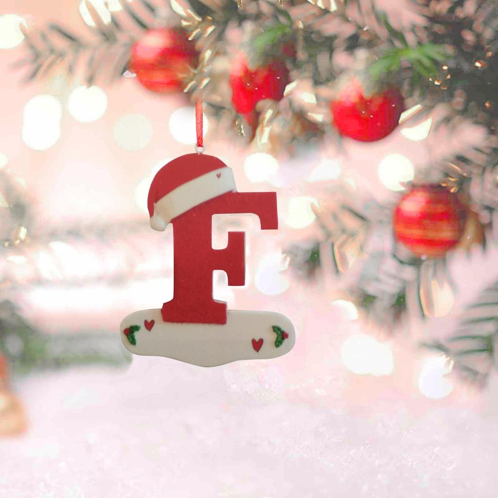 Christmas Tree Decoration Pendant Personalized Christmas 26 Letter Ornaments
