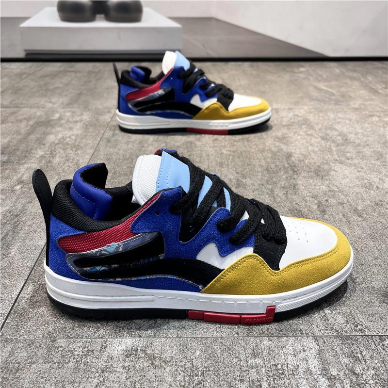 

Retro sports and leisure board shoes leather surface breathable senior shoes tt 43 size standard