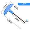 Furniture Assembly Tool Long Handle Hex Wrench T Type Hex Wrench DIY Enthusiasts