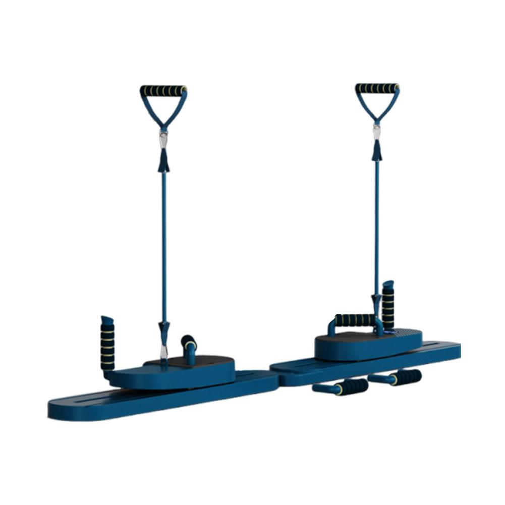 Нескользящий симулятор лыж Регулируемый лыжный тренажер Оборудование для тренировки мышц тазового дна Для тренировки мышц ног и тазового дна