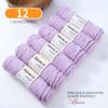 Alpaca Wool Medium Thick Yarn Ball for Hand-Knitted Cardigans, DIY Scarves, and Sweaters