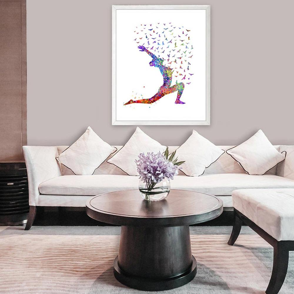 Meditasjon Lerret Maleri Abstrakt Buddha Yoga Kunst Motiverende sitat Plakat Buddhisme Print Plakat For Stue Hjem Innredning