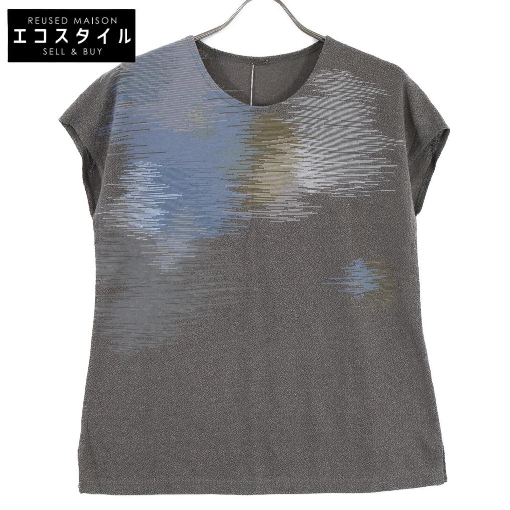 JURGEN LEHL [/24 Year Old Model] J0143UB041 Cotton X Linen Sleeveless Knit Top/ Tops M grayUsed