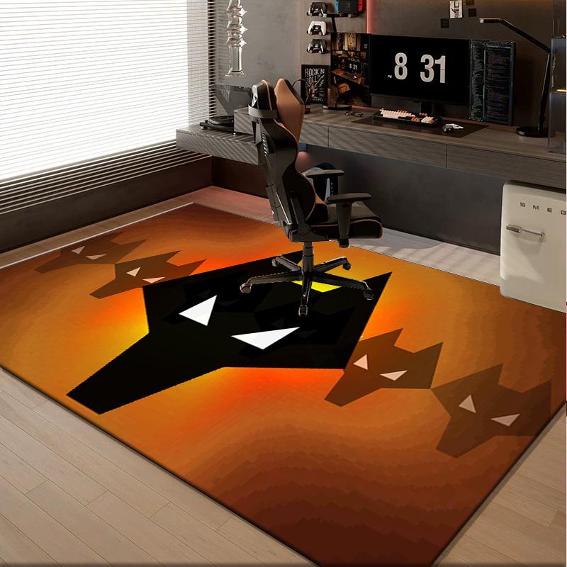 1PC rug Wolf In The Night Wanderers Carpet, Chair Rug,Area Rug for Office Bedroom living rooms bedroom, Doormat decor Christmas fan gifts