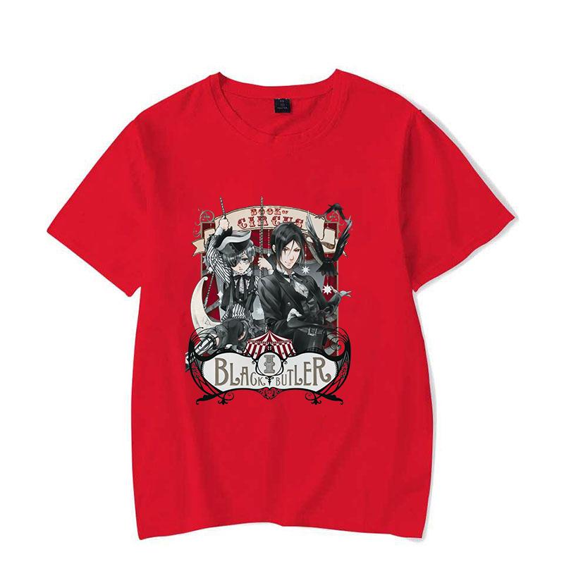 Hot Black Butler Graphic T Shirt Women's Men's Fashion T-shirts Short Sleeve Shirts Summer T-shirts Plus Size Tops Cool T Shirts