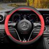 Leder Lenkradabdeckung für Mercedes Benz G500 A180 W204 W205 W210 GLC W212 W124 W219 W203 W202 W447 W169 Zubehör