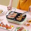 AIYOUTH 2-in-1 Electric BBQ Grill and Hot Pot