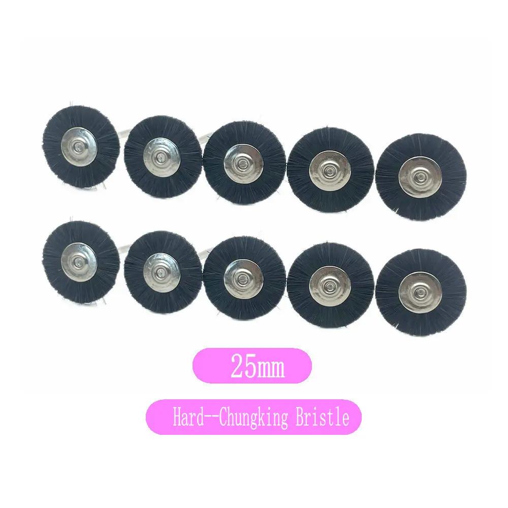 10pcs Polishing Wheels Wool/Cotton/Cloth Buffing Pad Jewelry Abrasive Brush Dental Lab Hp Brush 2.35mm Shank Rotary Tools