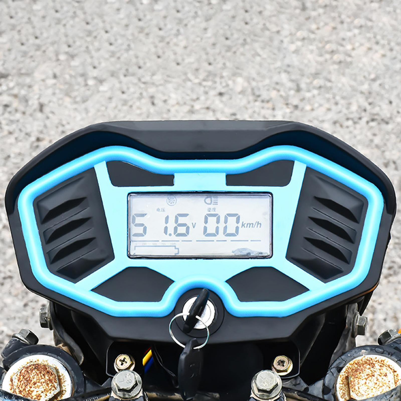 

48-72 В Электрический Трехколесный Велосипед Приборная Панель Спидометр Цифровой Дисплей Запчасть Пыленепроницаемый Легкий