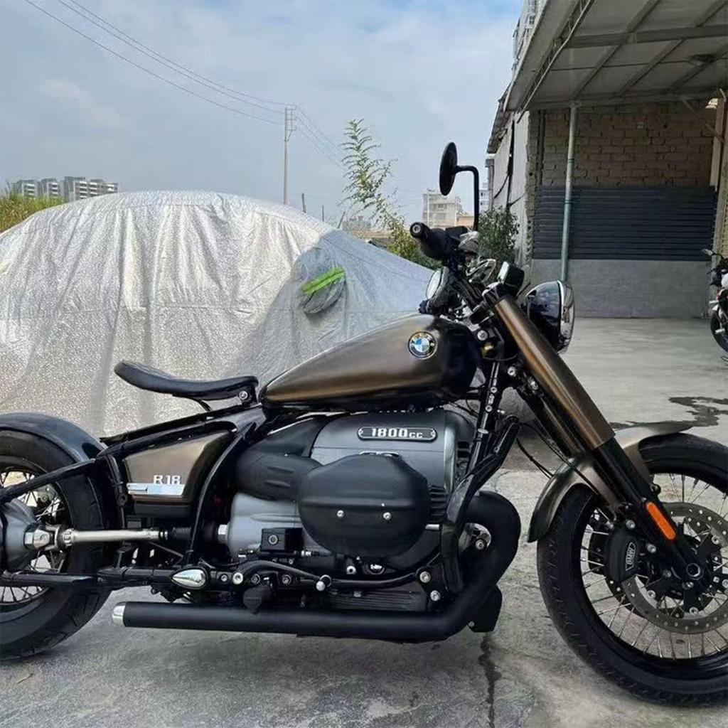BMW R18 Bobber Retro Full Exhaust System with Laser Engraving