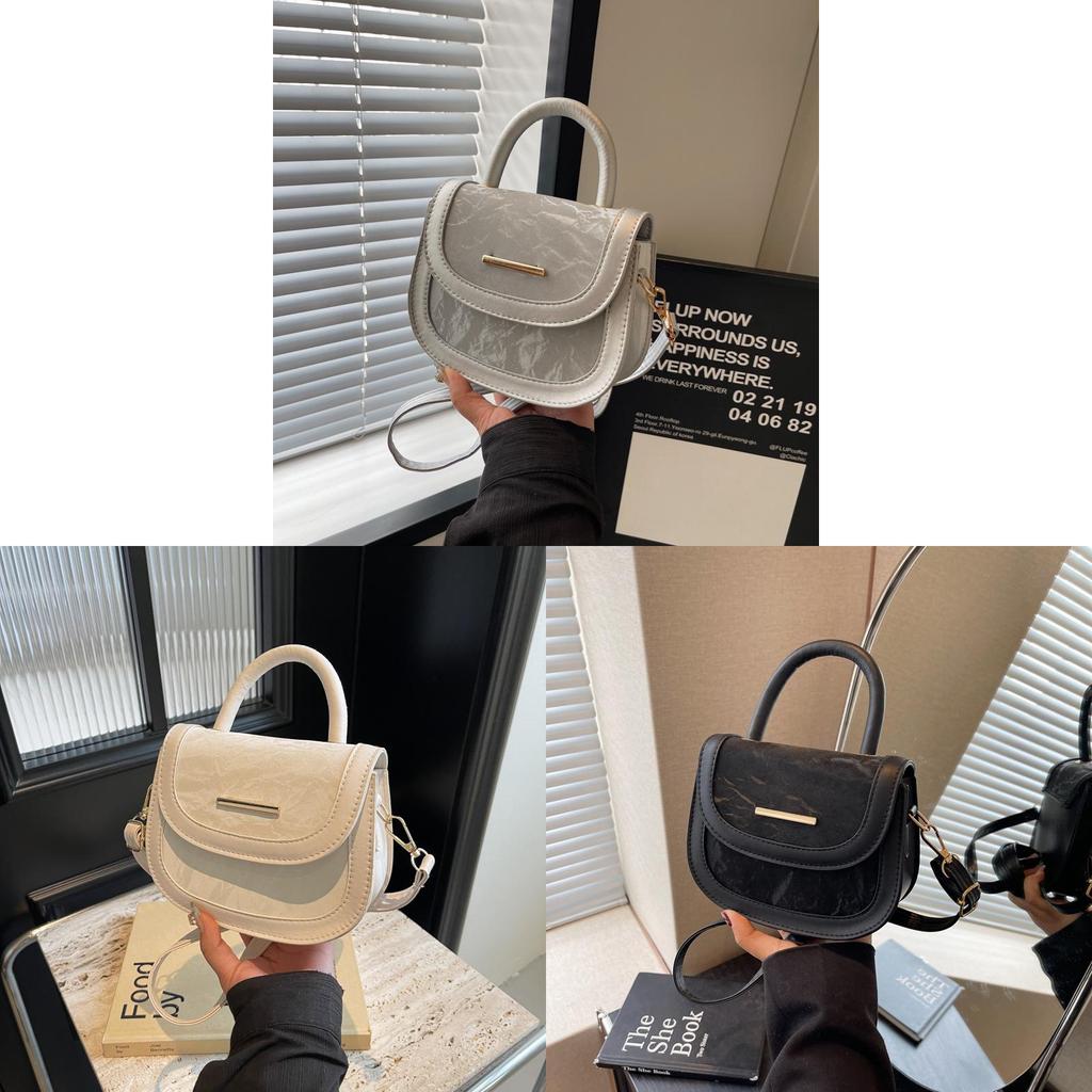 Minimalist Pu Saddle Bag For Women With Inner Phone Pocket For Daily Casual Use