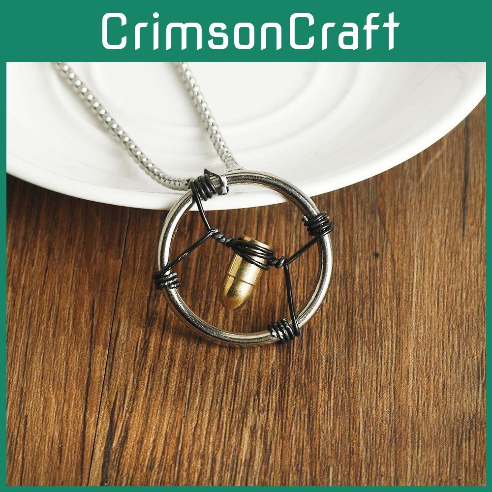 2077 Cyberpunk Long Chain Necklace With Alloy Bullet Head Pendant For Fashion And Wear Casual