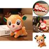 Soft Santa Claus Deer Plush Pillow Toy For Kids Xmas Gift