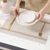 Placemats Heat Resistant Place mats for Dining Table, Washable Non-Slip PVC Place Mats for Party Kitchen Dining Decor