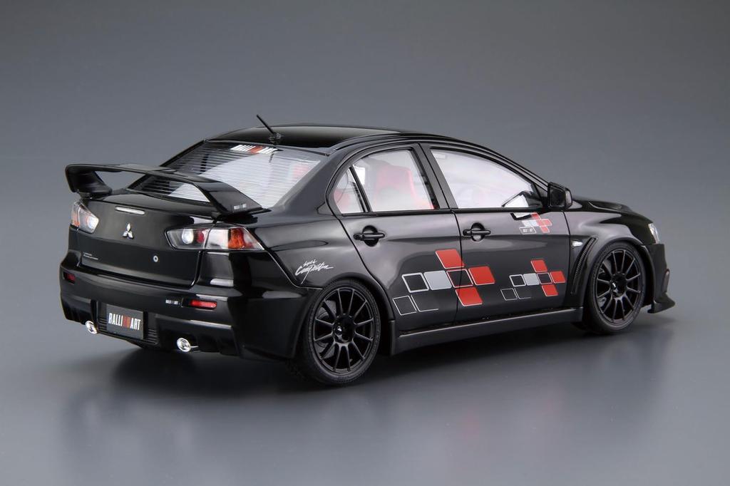 Aoshima Bunka Kyozai The Tuned Car 52 Rally Art CZ4A Lancer Evolution X Plastic Model (AOSHIMA) No. 1/24 '07 (Mitsubishi)