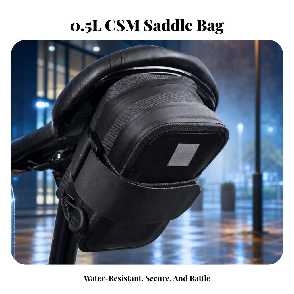 Cycle Saddle Bag Sleek for Everyday Cycling, Cyclists
