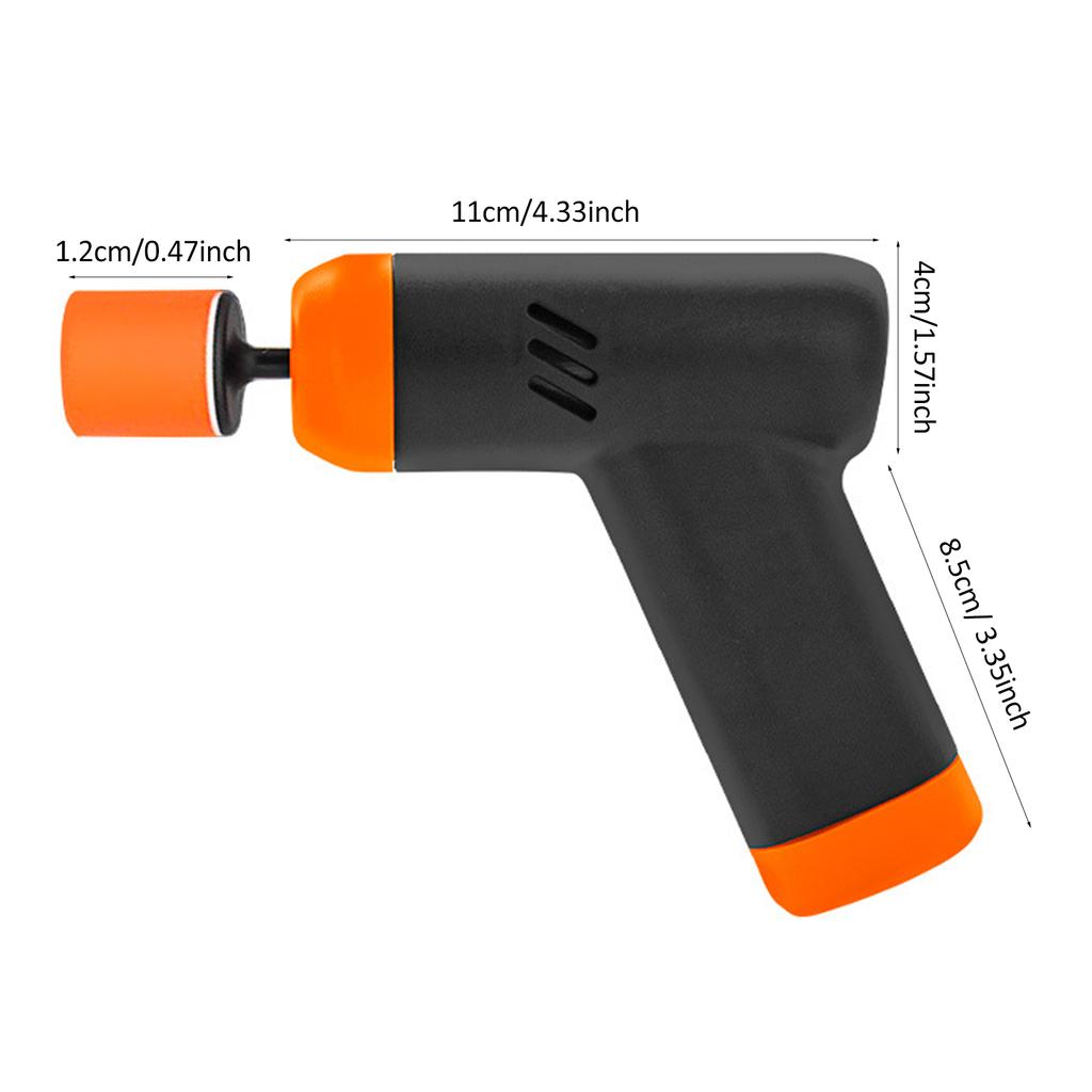 Car Buffer Polisher 2 Gear Cordless Car Buffer Waxer For Car Detailing Polishing And Waxing with