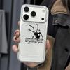 Black Doodle Spider Phone Case For Iphone 17 Air 16 15 14 Pro 13 12 11 Pro Max 16 Plus Shockproof Silicone Cover