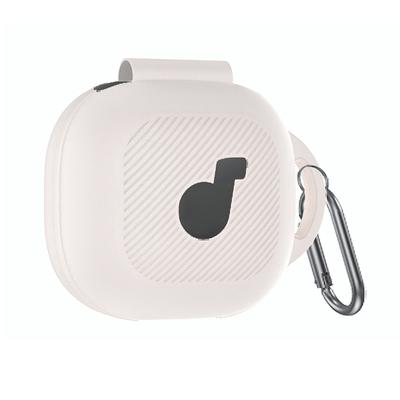 Capa de Silicone com Mosquetão Capa Protetora de Corpo Inteiro LED Frontal e Logotipo Visíveis Estojo de Transporte para Capa Anker Soundcore P40i