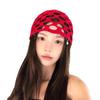 Breathable Knit Knitted Beanie Cap Hollow Design Bohemian Head Wrap  Casual Wear