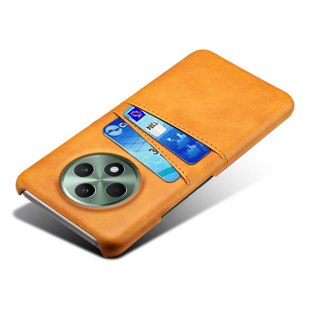 For Oppo Reno12 F 5G Case Dual Card Slots PU Leather+Hard PC Phone Cover