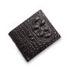 Crocodile Pattern Men's Fold Wallets Solid Color Multifunction Men's Short Wallet Casual Pocket Purse Cash Card Slot Bag