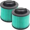 2 Stück DXVC4003 HEPA-Filterkartusche, Waschbarer und wiederverwendbarer Staubsaugerfilter, Ersatz für DeWalt 4 Gallonen DXV04T DXV05P DXV05S DXV06G DXV08S