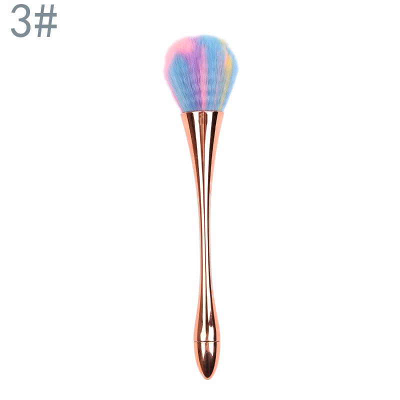

1 шт. Большая мягкая пушистая кисть с блестящей пудрой, профессиональная кисть для очистки ногтей от пыли, инструмент для маникюра, DIY, макияжа, красоты для женщин, девушек