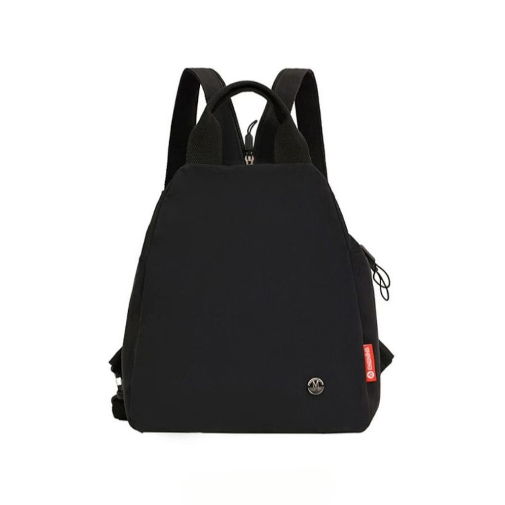 

Nylon Minimalist Backpack For Daily Commuting With Breathable Design And Inner Pouch чёрный