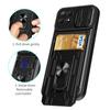 Case For Xiaomi Redmi 10C Luxury Shockproof Slide Camera Lens Armor Phone Cases For Redmi 10C 10 C redmi10C 4G  Card Holder Ring Stand Cover