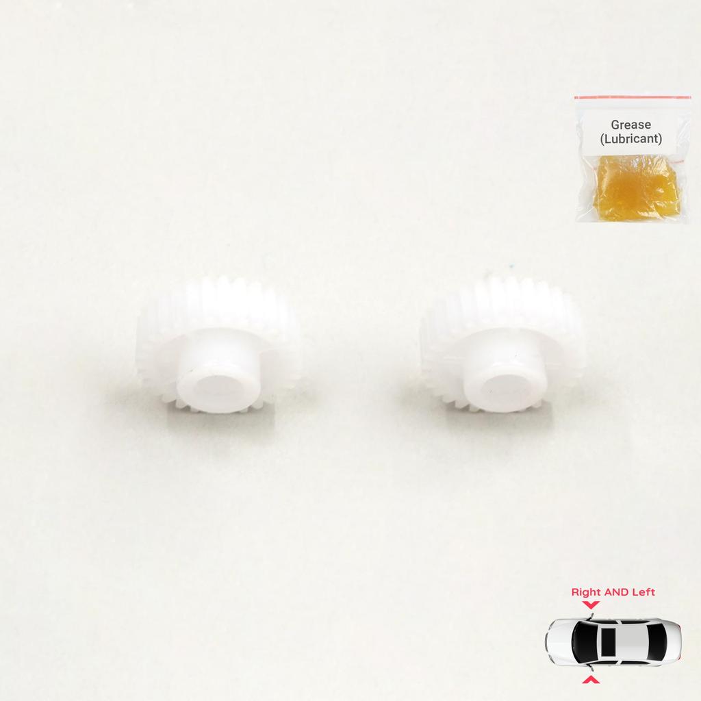 BGE590-1 2 Pieces Electrical Side Wing Mirror Folding Motor Repair Gear 30 Teeth for Hyundai I30 I20 I10