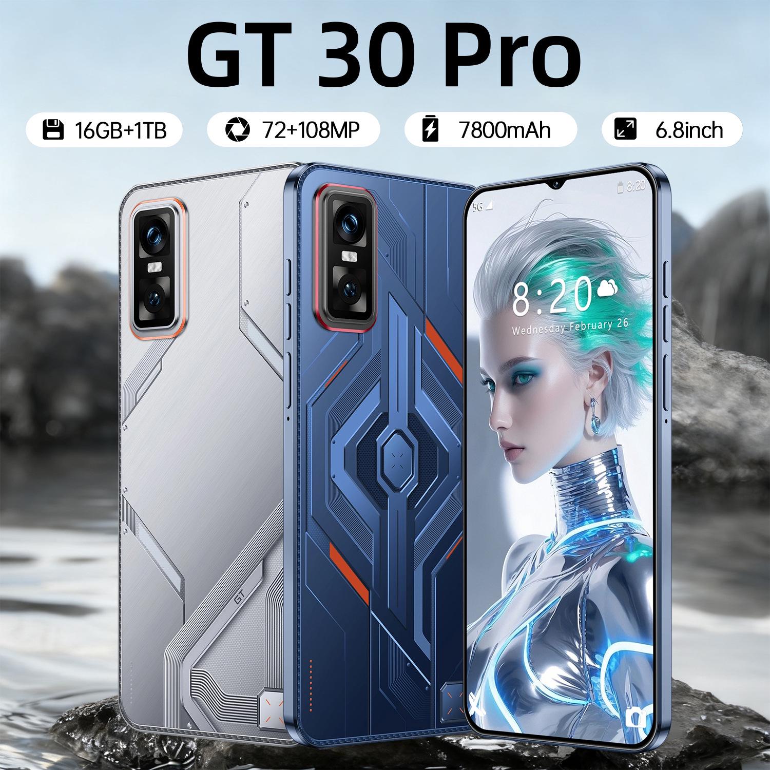 

GT30 Pro Глобальна версія 16+1Т Смартфон з великим екраном AU Version (Not for Domestic Use)