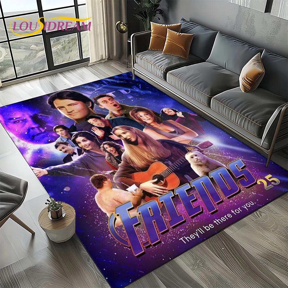 Koberec kobereček Central Perk přátelé TV seriál pro obývací pokoj ložnici domov dekorace pohovky, koberec do dětského koutku protiskluzová podložka na podlahu dárek