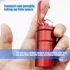 Convenient Sealed Ashtray for Outdoor Aluminum Alloy Small Items Container Odor Proof Easy To Clean for Adventurers