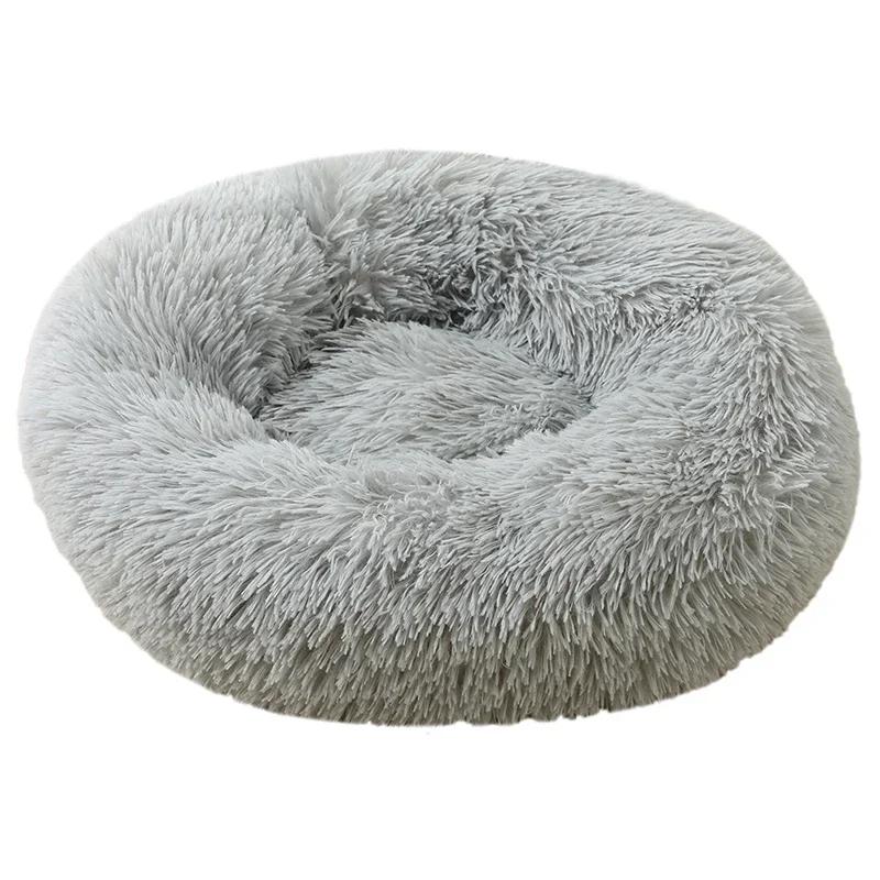 Plush Pet Bed for Dog, XXL Round Mat for Small and Medium Animals, Dog Accessories for Large Dogs, Calming Cat's House