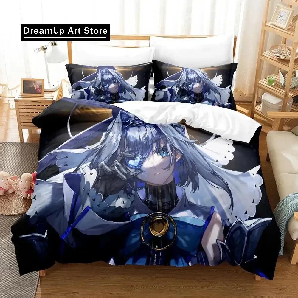 Oro Kronii Set Biancheria da Letto Singolo Piazza e Mezza Matrimoniale King Size Set Letto Adulto Bambino Camera da Letto Set Copripiumino Anime parure de lit Letto