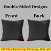 Black Fabric Wave Square Jacquard Pillow Cover for Sofa Office Waist Cushion Cover Home Decorative Pillowcase