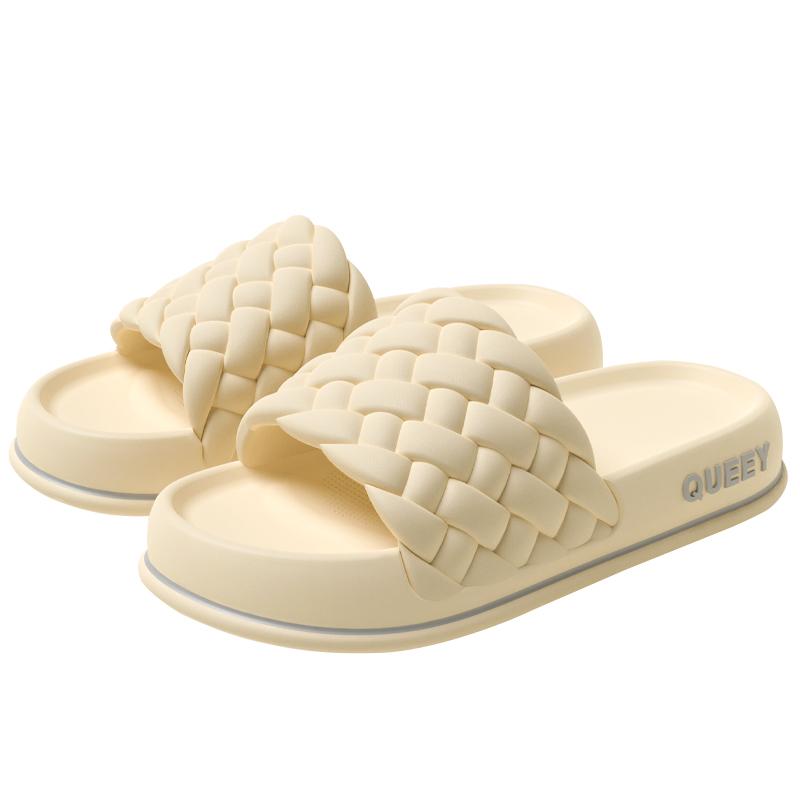 Summer Women Thick Slippers Sole Beach Slides Home Slippers Anti-Slip Soft Sandals Fashion Ladies Cloud Slippers