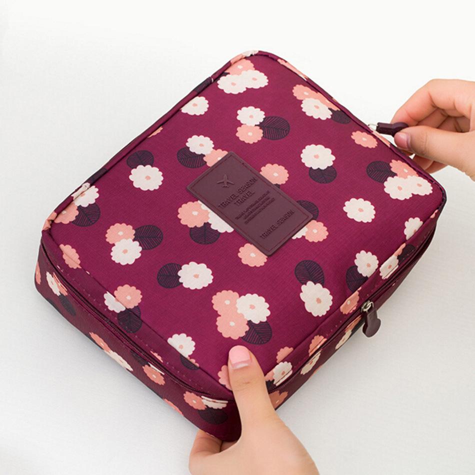 Large Capacity Waterproof Travel Makeup Bag - Multi-layer, Portable, and Multifunctional Toiletry Storage