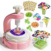 Non-Toxic Fabric Flower Bouquets Toys Diy Craft Kits Toys For Kids Handmade Flowers Market Toy Children Christmas Birthday Gift