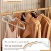Short Neck Non-slip Clothes Hanger Home Use Space Saving Neck Narrowing Low Hanger Storage High Aesthetic Anti-Shoulder Corner