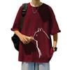 Heone Summer Short Sleeve Cute Cat Print Popular Plus Sizes Summer Stylish Cut and Sewn Men's T-Shirt, Top, Clothing, Available, Clothes, Top, Unisex,