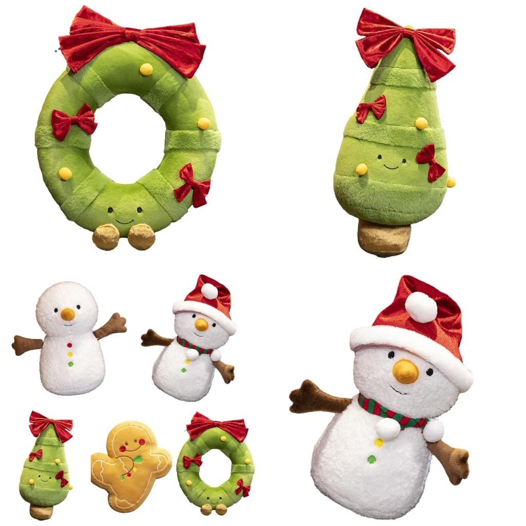 Festive Christmas Gingerbread Man Plush Toy Adorable And Soft Stuffed Animal For Holiday Decoration 15cm Height