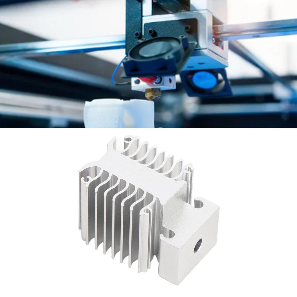 3D Printer Heat Dissipation Block Aluminum Heatsink Radiator for Ender-3 V3 SE Extruder Hotend Replacement Parts