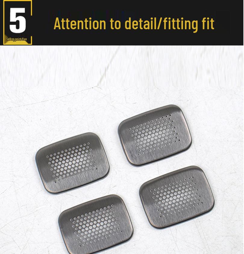 Toyota RAV4 26 Models Roof Speaker Cover Stainless Steel Panel Sticker - Interior Car Accessory.