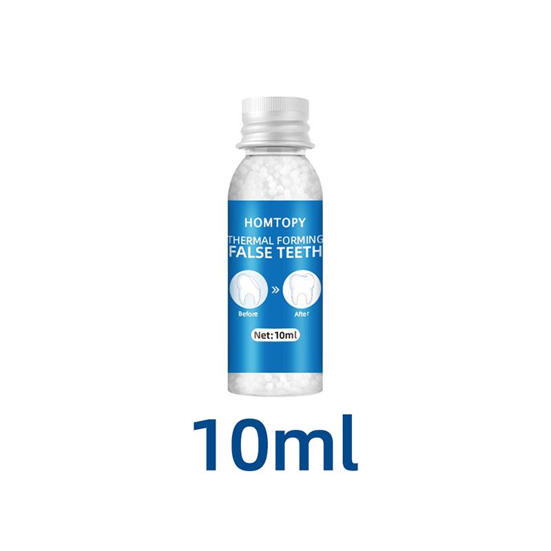 

10/20/30 мл Временный набор клея для ремонта зубов Искусственные зубы Стоматологические принадлежности Модификация Заполнение промежутков между зубами Твердый клей 10g in bottle