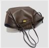 Fashion Large Capacity Trapeze Women Shoulder Bags Designer Metal Lock Handbags High-Quality Pu Leather Big Tote Commute Bag