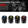 4Pcs Car Game Design Valve Cap Accessories Wheel Tire Valve Tyre Air for Auto Truck Bicycle Universal Decoration Accessories