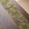 Vintage Zen Table Runner Chinese Style Double Sided Tea Ceremony Table Runner Handmade Waterproof Long Tablecloth